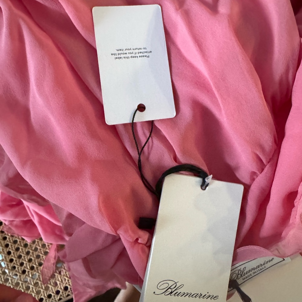 Blumarine Pink Silk Gown - Picture 3 of 5